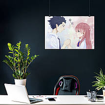 Плакат "Форма голосу, аніме, Silent Voice", 40×60см, фото 4