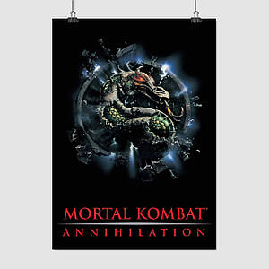 Плакат "Мортал Комбат, Смертельна Битва, Mortal Kombat (1997)", 60×43см