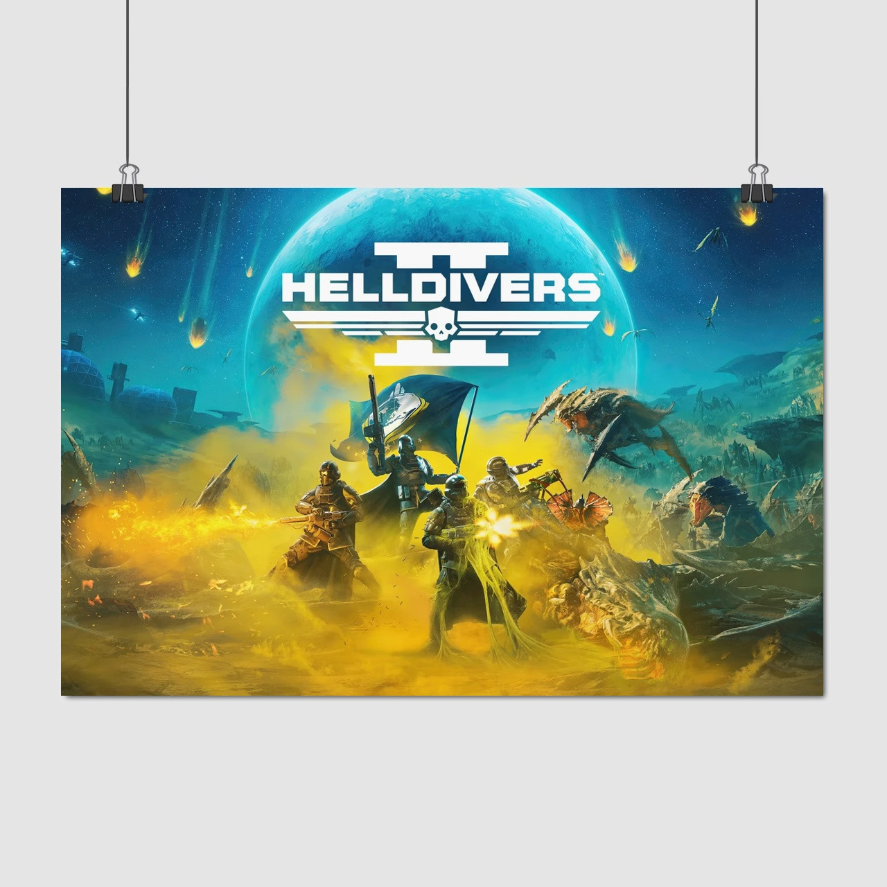 Плакат "Helldivers 2", 40×60см