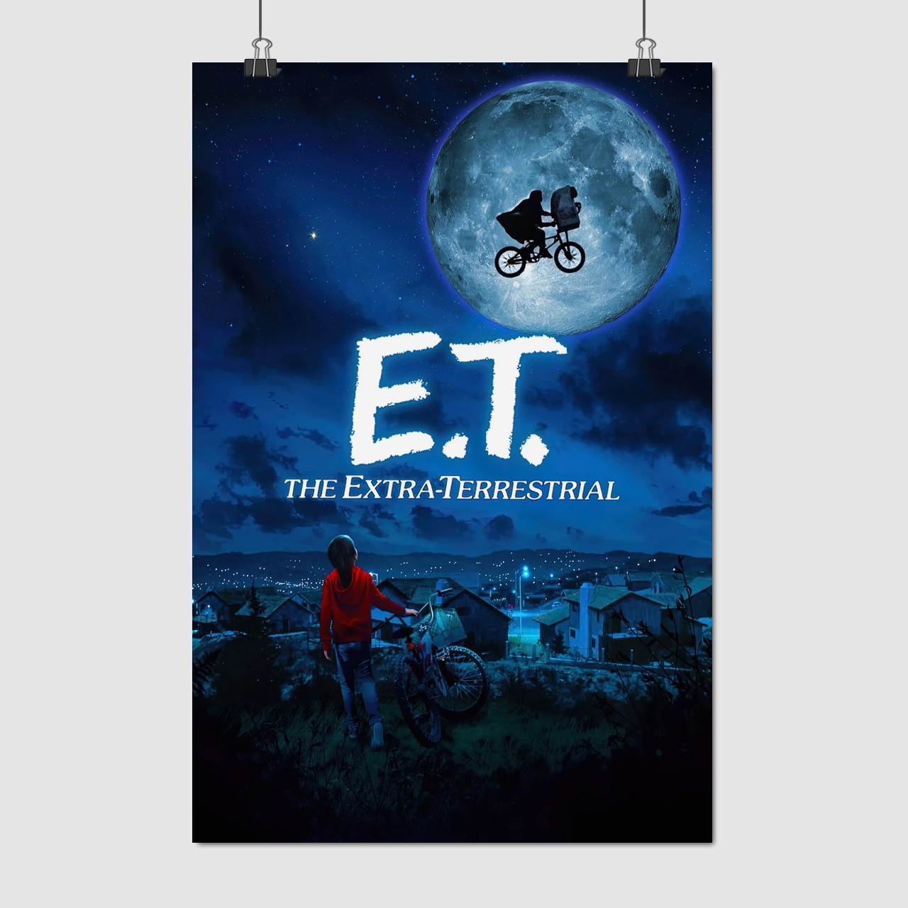 Плакат "Іншопланетянин, E.T. the Extra-Terrestrial (1982)", 60×40см
