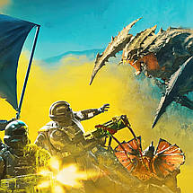 Плакат "Helldivers 2", 60×40см, фото 2