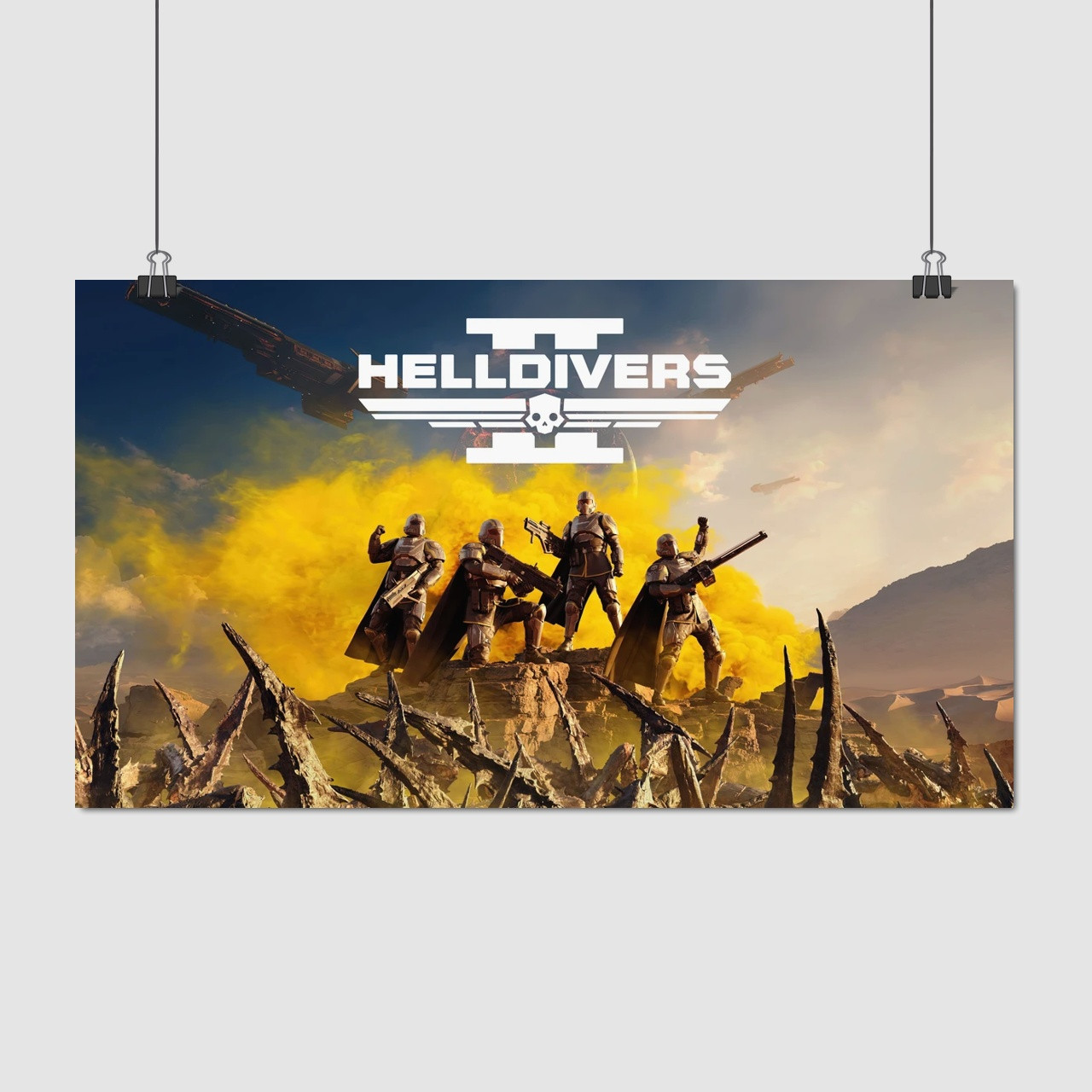 Плакат "Helldivers 2", 34×60см