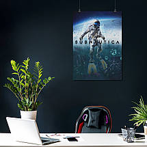 Плакат "Субнатіка, Subnautica", 60×43см, фото 3