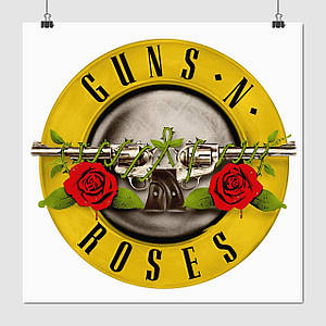 Плакат "Guns N' Roses", 60×60см