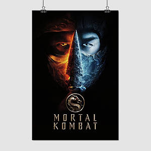 Плакат "Мортал Комбат, Смертельна Битва, Mortal Kombat (2021)", 60×40см