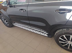 Бокові пороги V2, OEM для Kia Sportage 2015-2021 рр