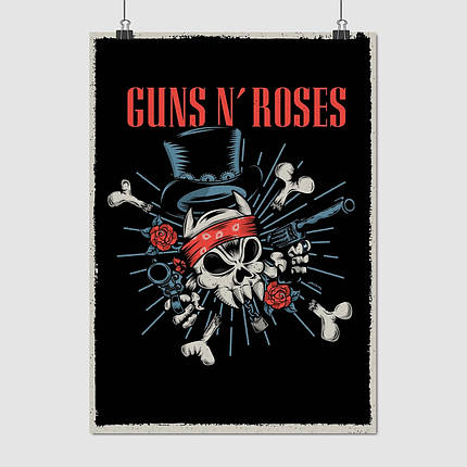 Плакат "Guns N' Roses", 60×43см, фото 1