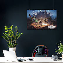 Плакат "Helldivers 2", 40×60см, фото 3