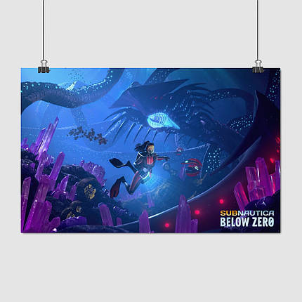 Плакат "Субнатіка, Subnautica: Below Zero", 38×60см, фото 1