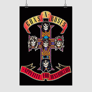 Плакат "Guns N' Roses", 60×40см