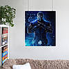 Плакат "Мортал Комбат, Саб-Зіро, Mortal Kombat, Sub-Zero", 60×53см, фото 6