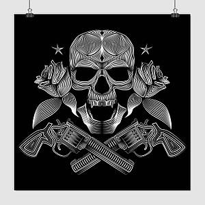 Плакат "Guns N' Roses", 60×60см