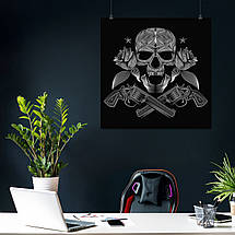 Плакат "Guns N' Roses", 60×60см, фото 4