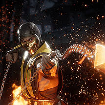 Плакат "Мортал Комбат, Смертельна Битва, Скорпион, Mortal Kombat, Scorpion", 40×60см, фото 2