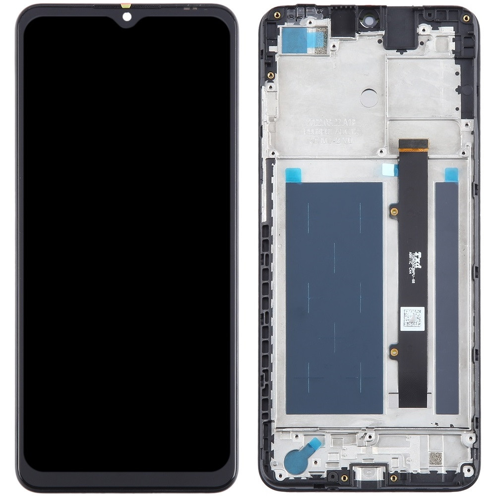 Дисплей ZTE Blade A52 /A53 Pro чорний, оригінал PRC, з рамкою, фото 1