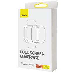 Захисна плівка Apple Watch 7 41mm, Baseus NanoCrystal Series Screen Protective Film, Clear (В упаковці 2 шт.,