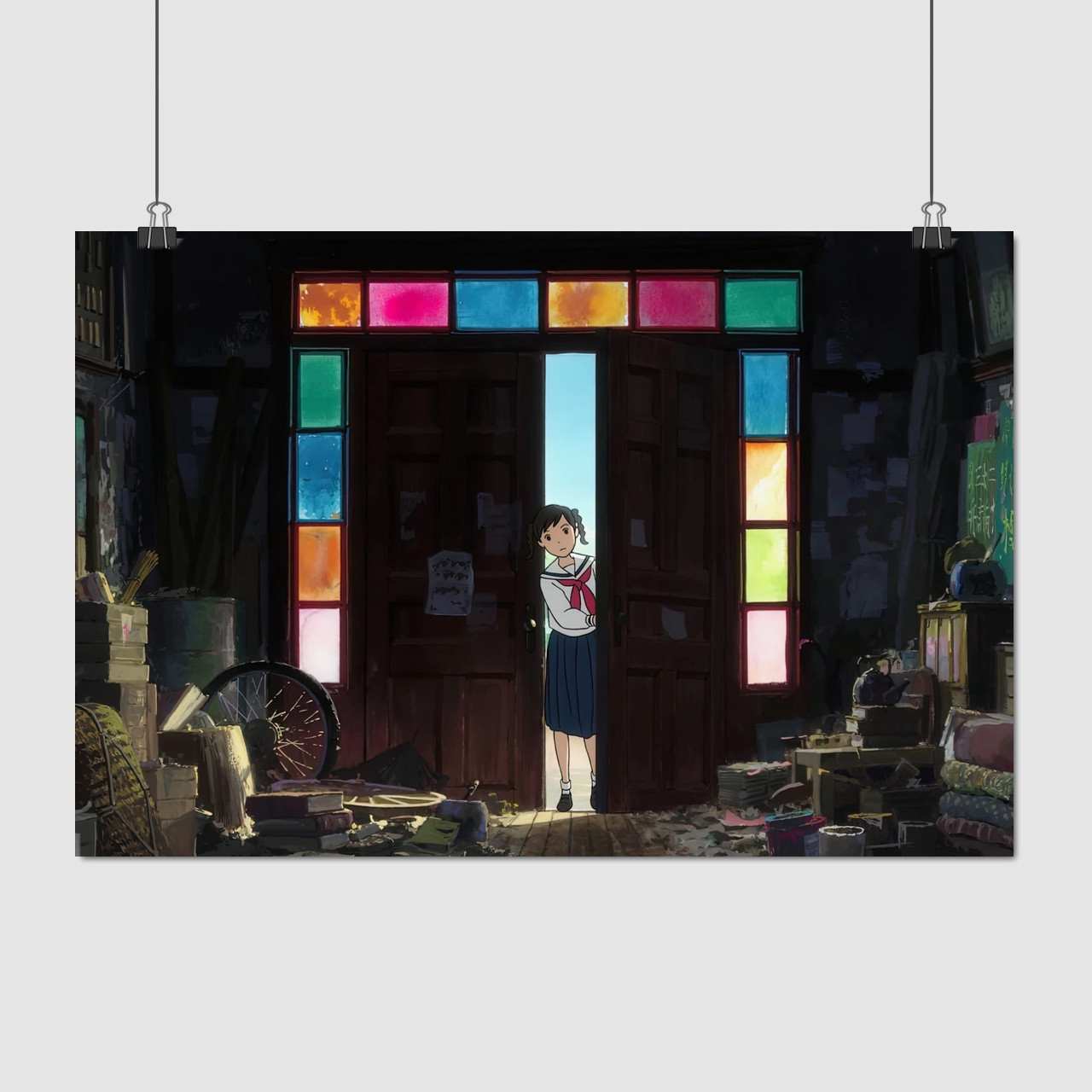 Плакат "Зі схилів Кокуріко, аніме, From Up on Poppy Hill (2011)", 40×60см