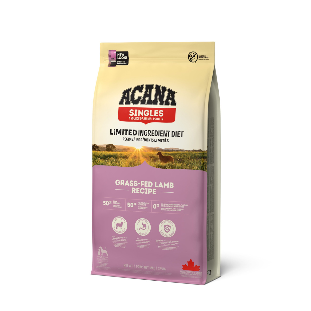 Корм для собак ACANA GRASS-FED LAMB усіх стадій життя, на вагу 250 г