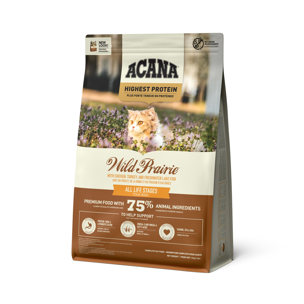 Корм для котів ACANA WILD PRAIRIE CAT всіх порід 1.8кг