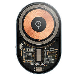 Магнітний автотримач з бездротовою зарядкою Momax Q.Mag Mount 3 15W Magnetic Wireless Charging Car Mount (CM20