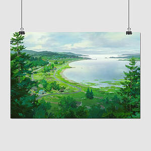 Плакат "Спогади про Марні, аніме, When Marnie Was There (2014)", 40×60см