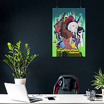 Плакат "Cyberpunk: Edgerunners", 60×41см, фото 4