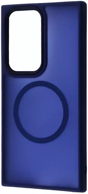 Чохол бампер Wave Matte Insane MagSafe для Samsung Galaxy S22 Ultra Midnight Blue