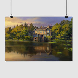 Плакат "Спогади про Марні, аніме, When Marnie Was There (2014)", 40×60см