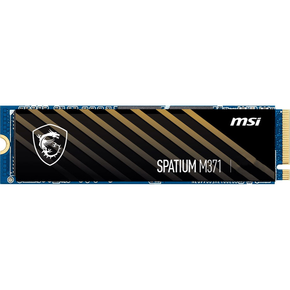 Накопичувач SSD 500GB MSI Spatium M371 M.2 2280 PCIe 3.0 x4 NVMe 3D NAND TLC (S78-440K160-P83), фото 1