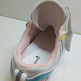 Дитячі кросівки Ashiguli / 34 розмір / устілка 21 см / демісезонні кросівки дитячі для дівчинки біло-рожеві, фото 7