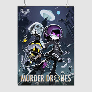 Плакат "Дрони-вбивці, Murder Drones", 60×43см