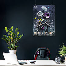 Плакат "Дрони-вбивці, Murder Drones", 60×43см, фото 4
