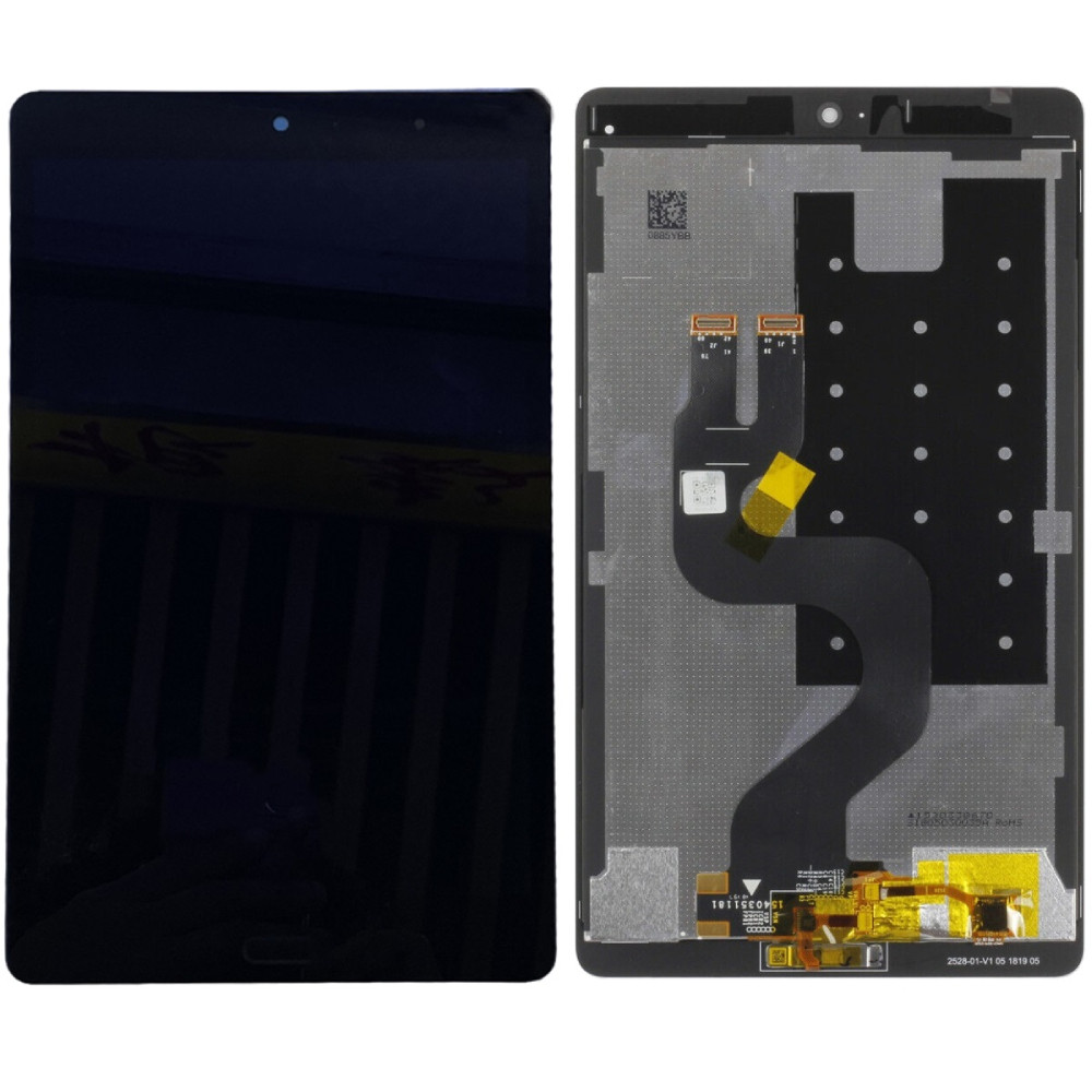 Дисплей Huawei MediaPad M3 8.4 чорний, з чорним шлейфом, без кнопки Home, фото 1