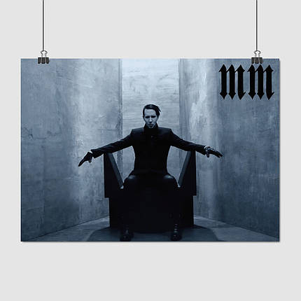 Плакат "Мерілін Менсон, Marilyn Manson", 43×60см, фото 1