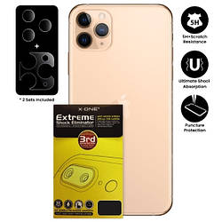 Захисна плівка об'єктиву камери iPhone 11 Pro /11 Pro Max прозрачна, протиударна, 5H, Extreme Shock Eliminator