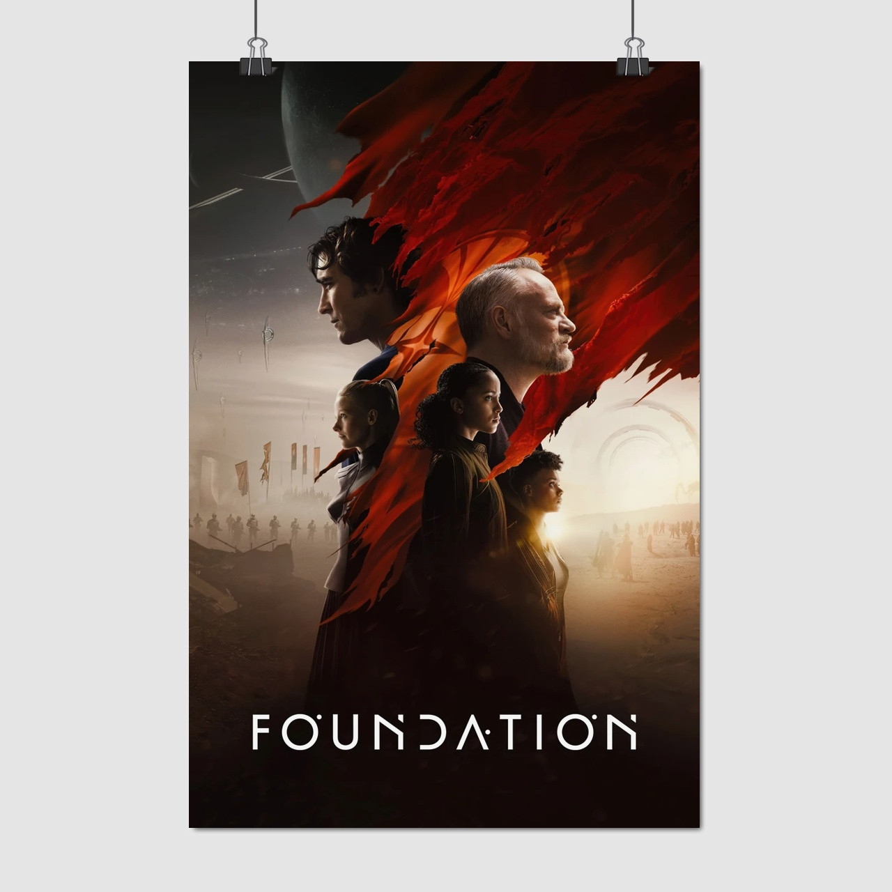 Плакат "Фундація, Foundation (2021)", 60×40см