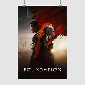 Плакат "Фундація, Foundation (2021)", 60×40см