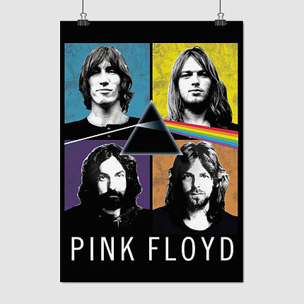 Плакат "Пінк Флойд, Pink Floyd", 60×42см, фото 1