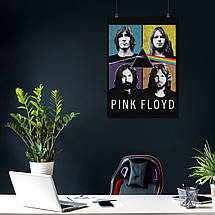 Плакат "Пінк Флойд, Pink Floyd", 60×42см, фото 4