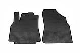 Гумові килимки (Polytep) Передні (2 шт) для Peugeot Partner Tepee 2008-2018 рр, фото 3