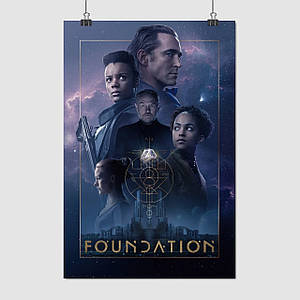 Плакат "Фундація, Foundation (2021)", 60×40см