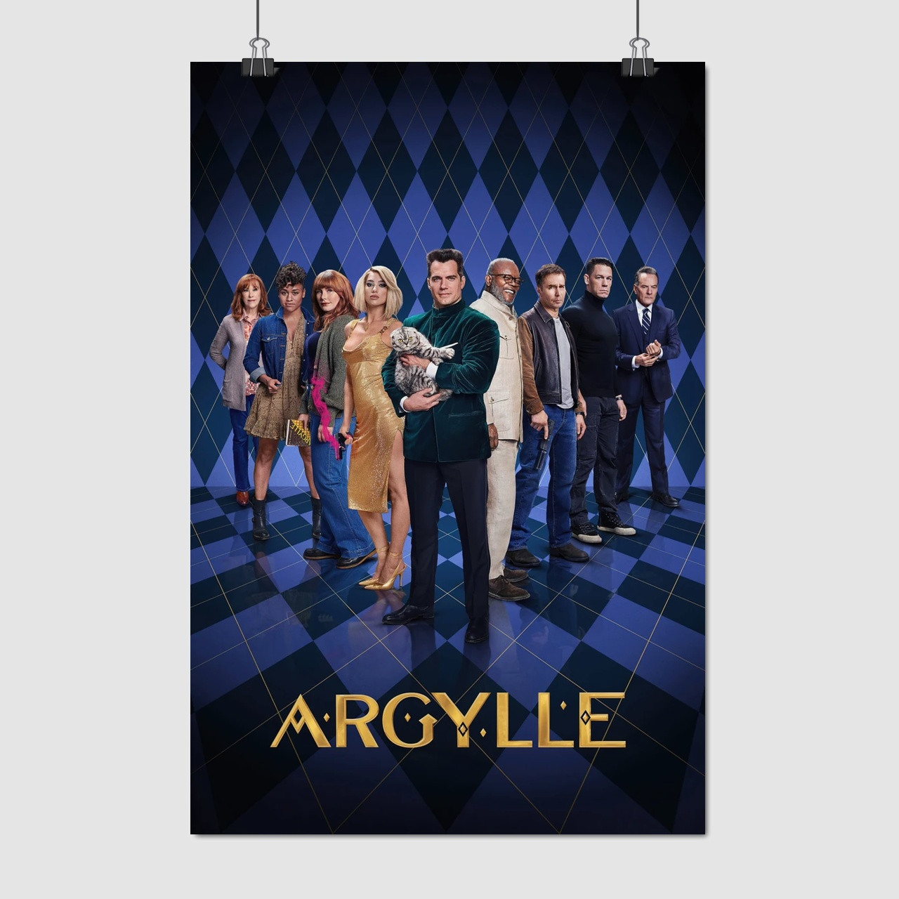 Плакат "Арґайл: Супершпигун, Argylle (2024)", 60×40см