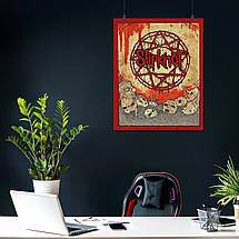 Плакат "Slipknot, Nu metal", 60×48см, фото 4