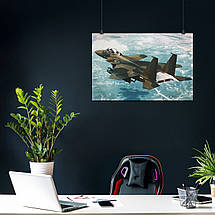 Плакат "Винищувач F-15 Eagle", 40×60см, фото 4