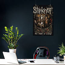 Плакат "Slipknot, All Hope Is Gone (2008), Nu metal", 60×40см, фото 4