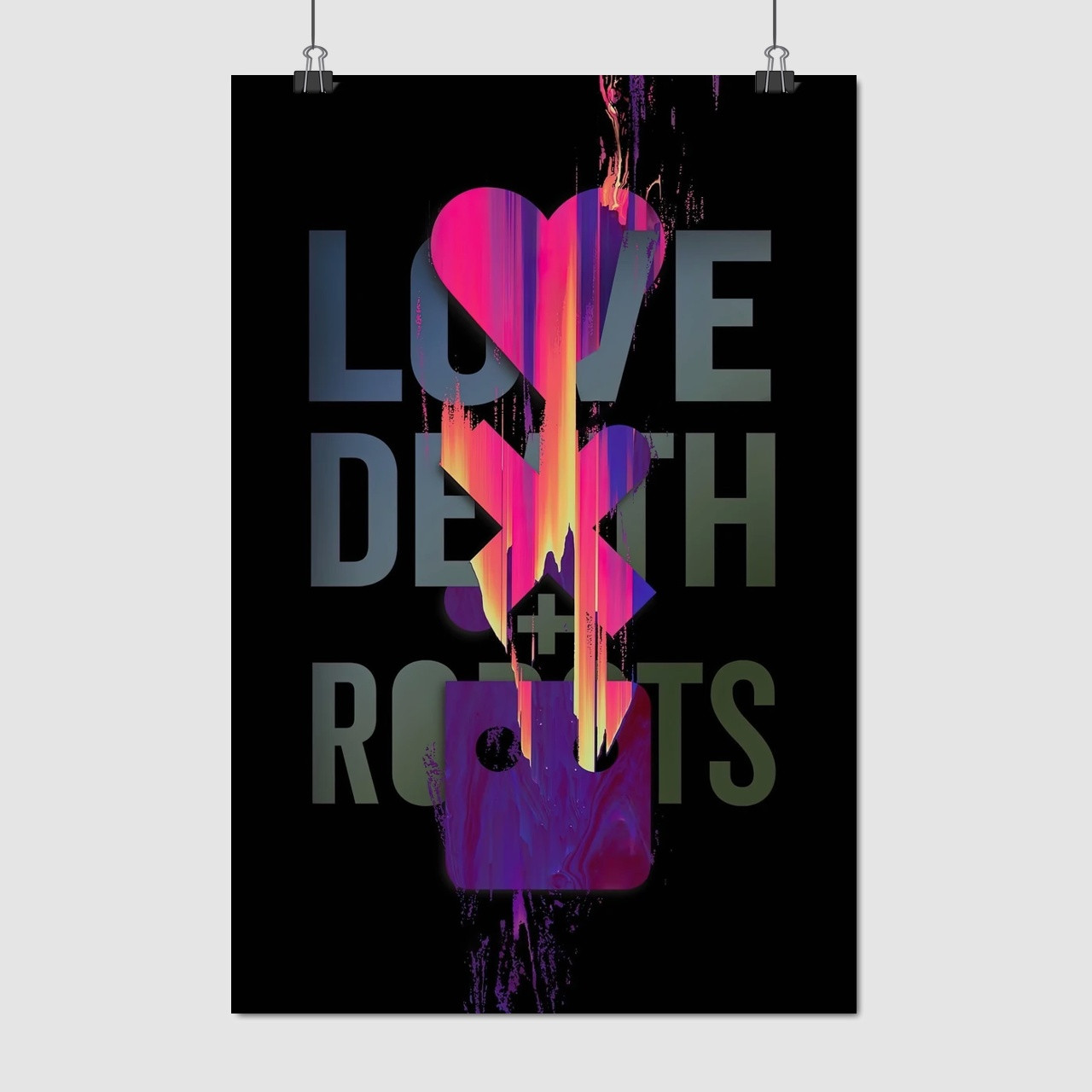 Плакат "Любов, смерть і роботи, Love, Death and Robots", 60×40см