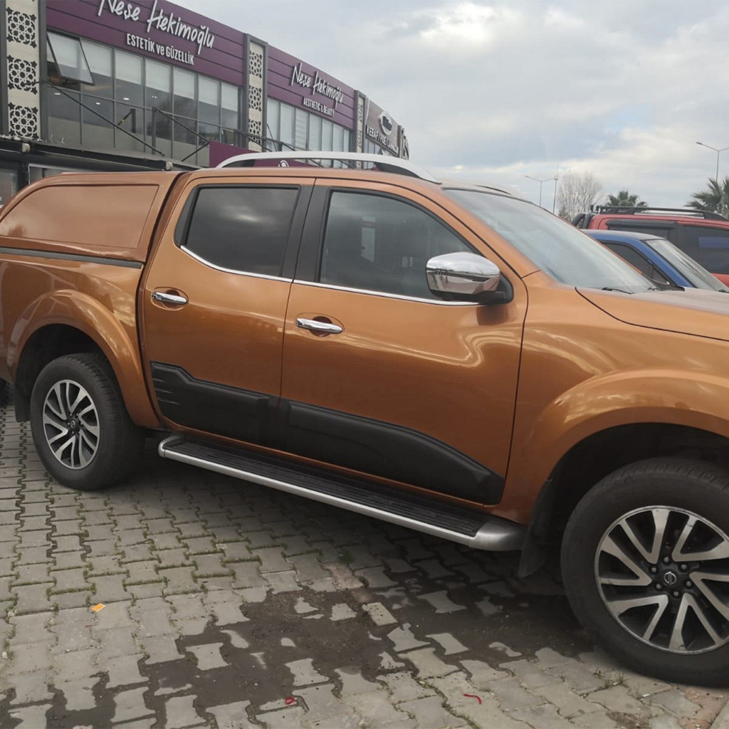 Молдинг двері (4 шт, ABS) для Nissan Navara/NP300 2016- рр, фото 1