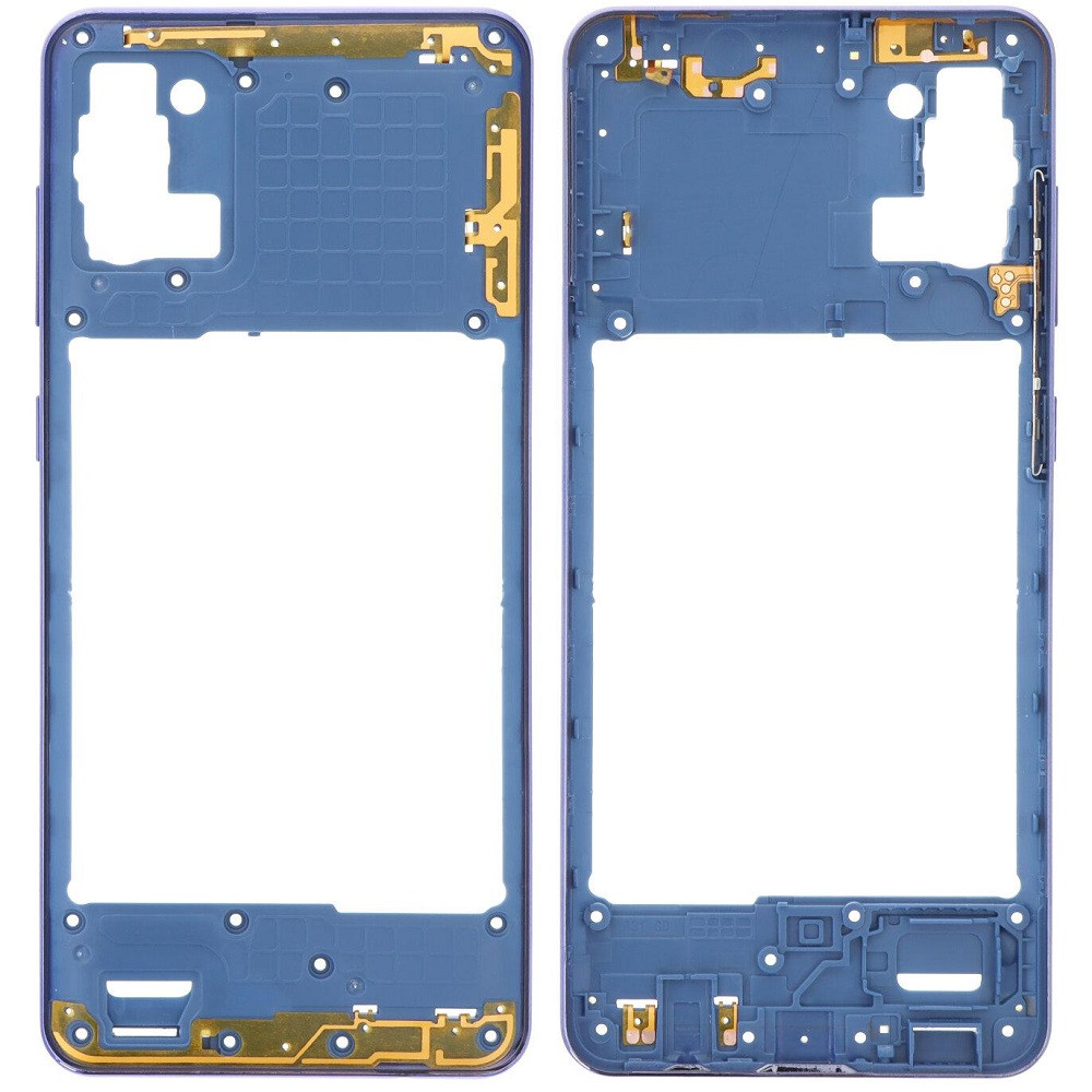 Рамка корпусу Samsung A315 Galaxy A31 синя, Prism Crush Blue