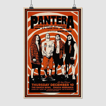 Плакат "Pantera", 60×39см, фото 1