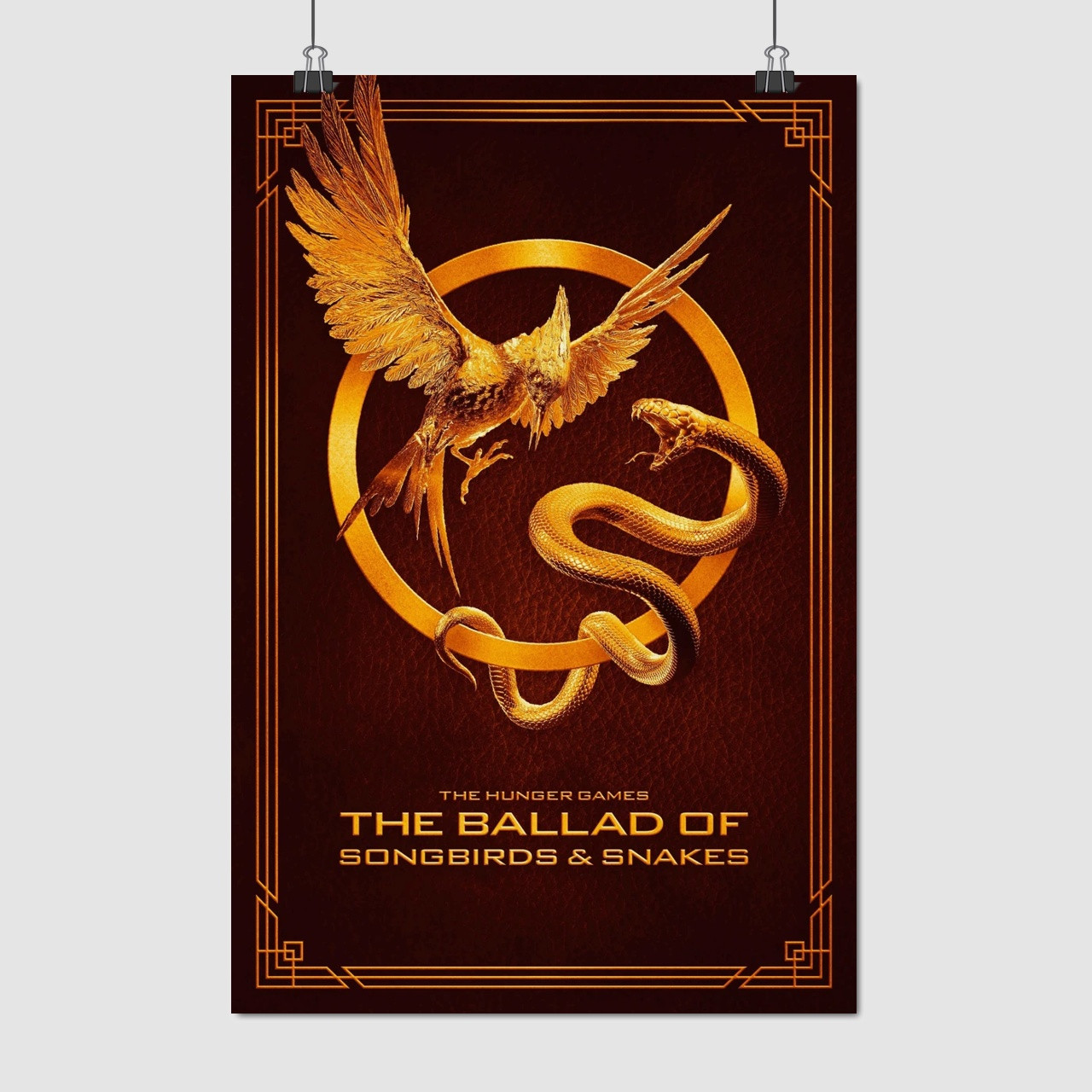 Плакат "Голодні ігри, Hunger Games, Ballad of Songbirds and Snakes", 60×40см